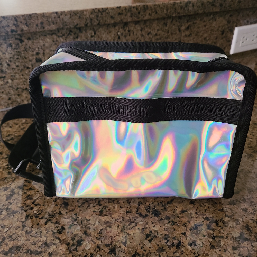 NWOT LeSportsac Holographic Gabrielle Crossbody Bag